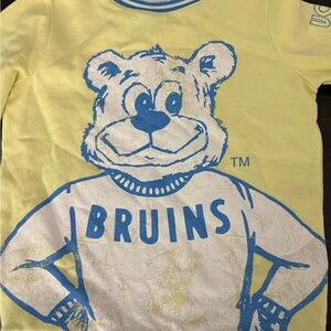 Cotton On Yellow and Blue Sweatshirt with Bear Design